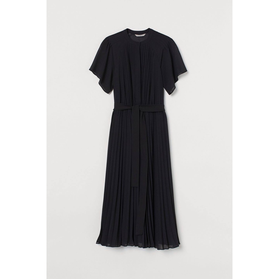 Váy dáng dài xếp ly dây eo H&M Auth New Tag có sẵn 0961798001/005