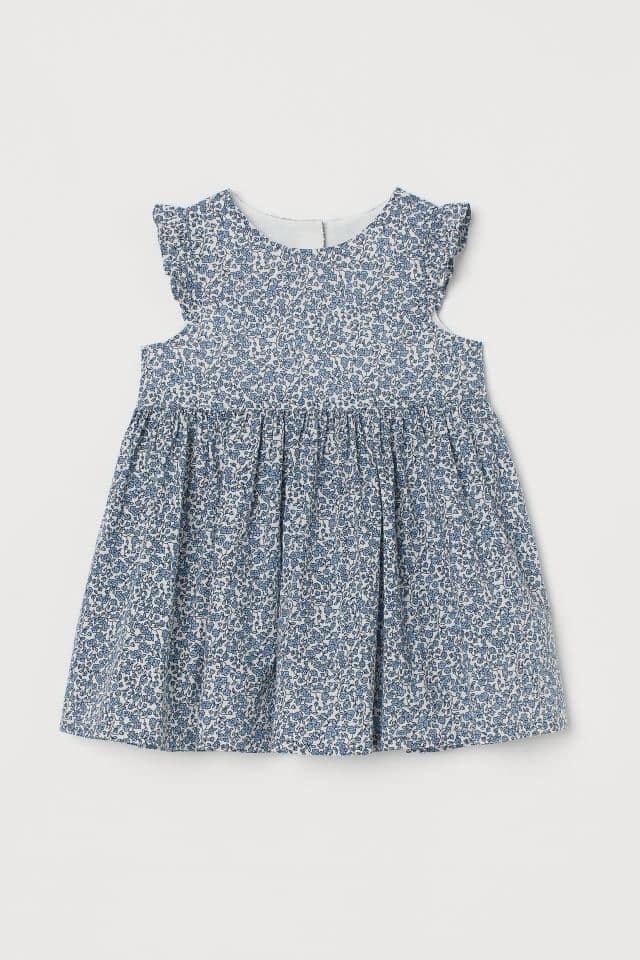 Váy hoa cotton bé gái H&M Auth New Tag có sẵn 0922738002