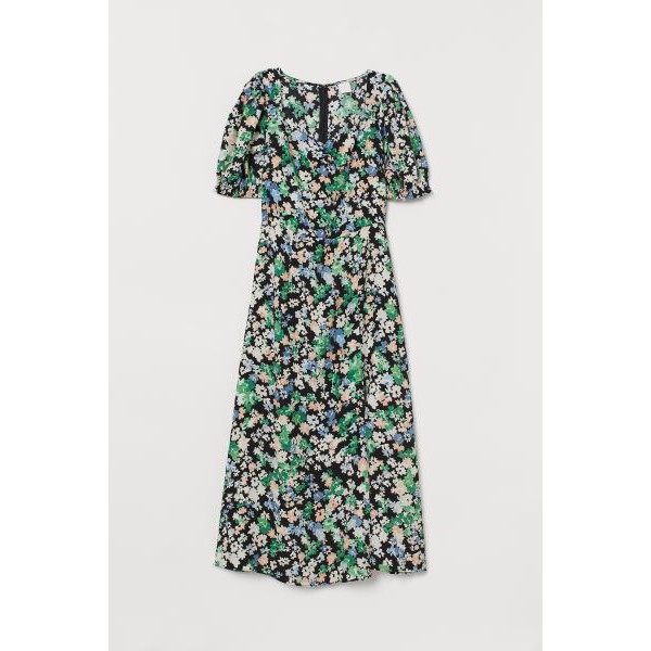 Váy hoa cổ vuông dáng dài H&M auth new tag có sẵn 0855200001