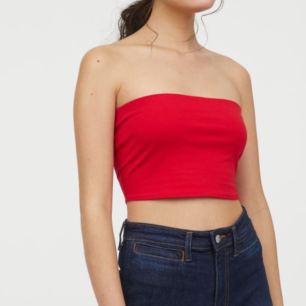 Áo quây croptop nhiều màu H&M Auth new tag có sẵn 0733749001