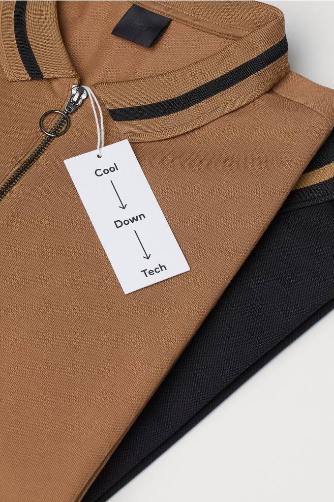 Áo polo nam khóa ngực H&M Auth New Tag có sẵn 0873228005