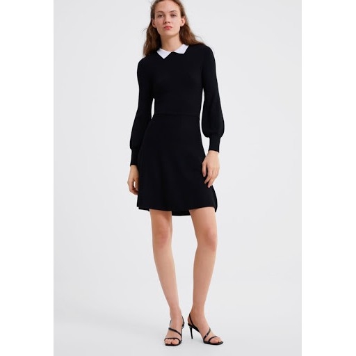 Váy len dáng ngắn xòe nhẹ Zara Auth new tag có sẵn 2488/017 2488017