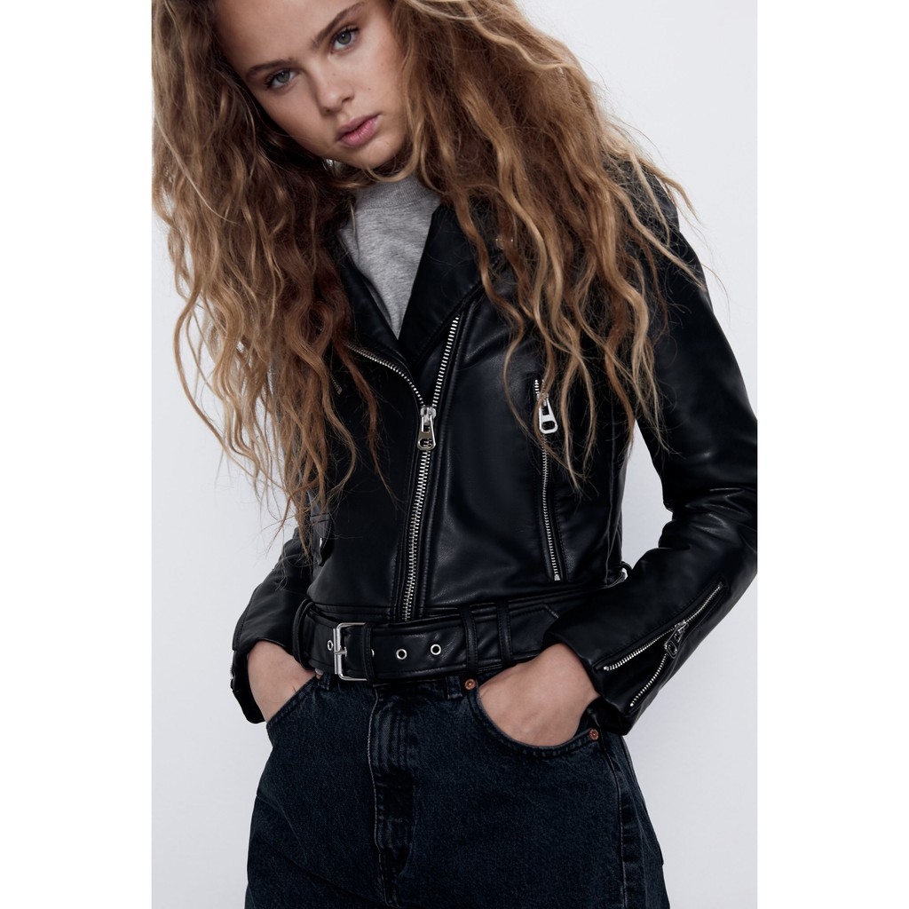 Áo da Zara auth new tag có sẵn