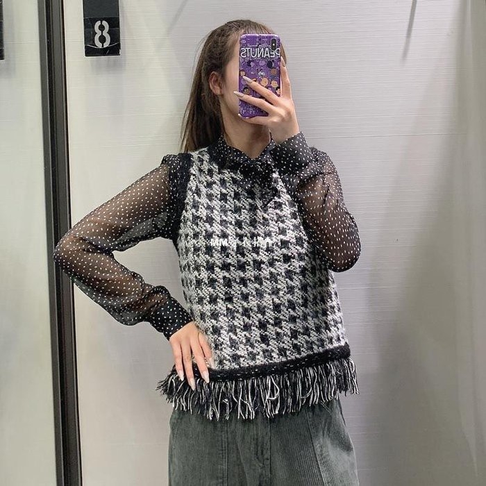 Áo len vest Zara Auth new tag có sẵn 6873/134 6873134