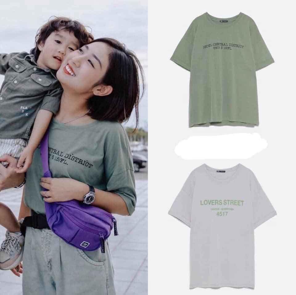 Áo phông dáng rộng Seoul Zara Auth New Tag có sẵn 0962/627 0962627