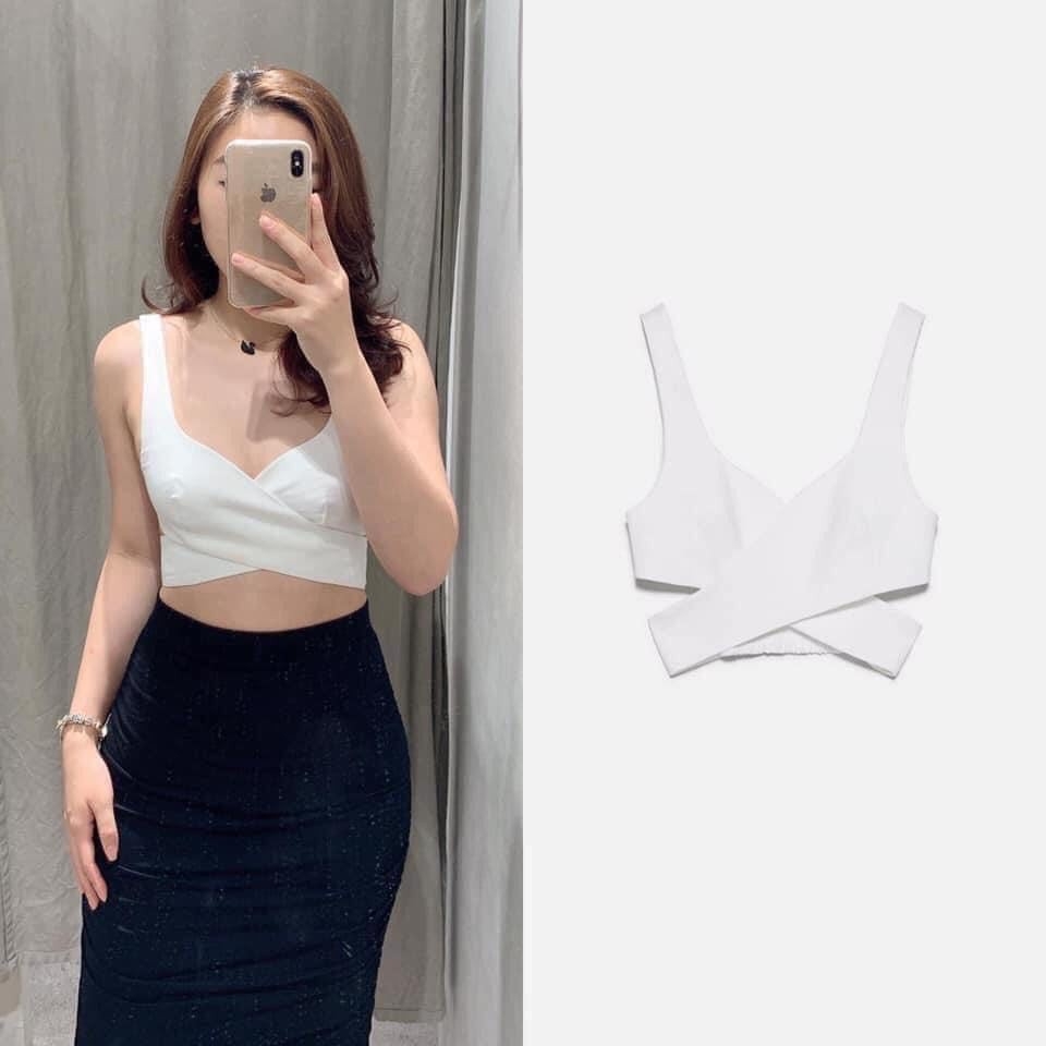 Áo cut out Zara có sẵn auth new tag