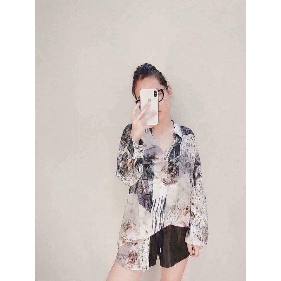 Áo sơ mi Nam họa tiết đá Zara Auth New tag có sẵn 0072/278 0072278 (nữ mặc được)