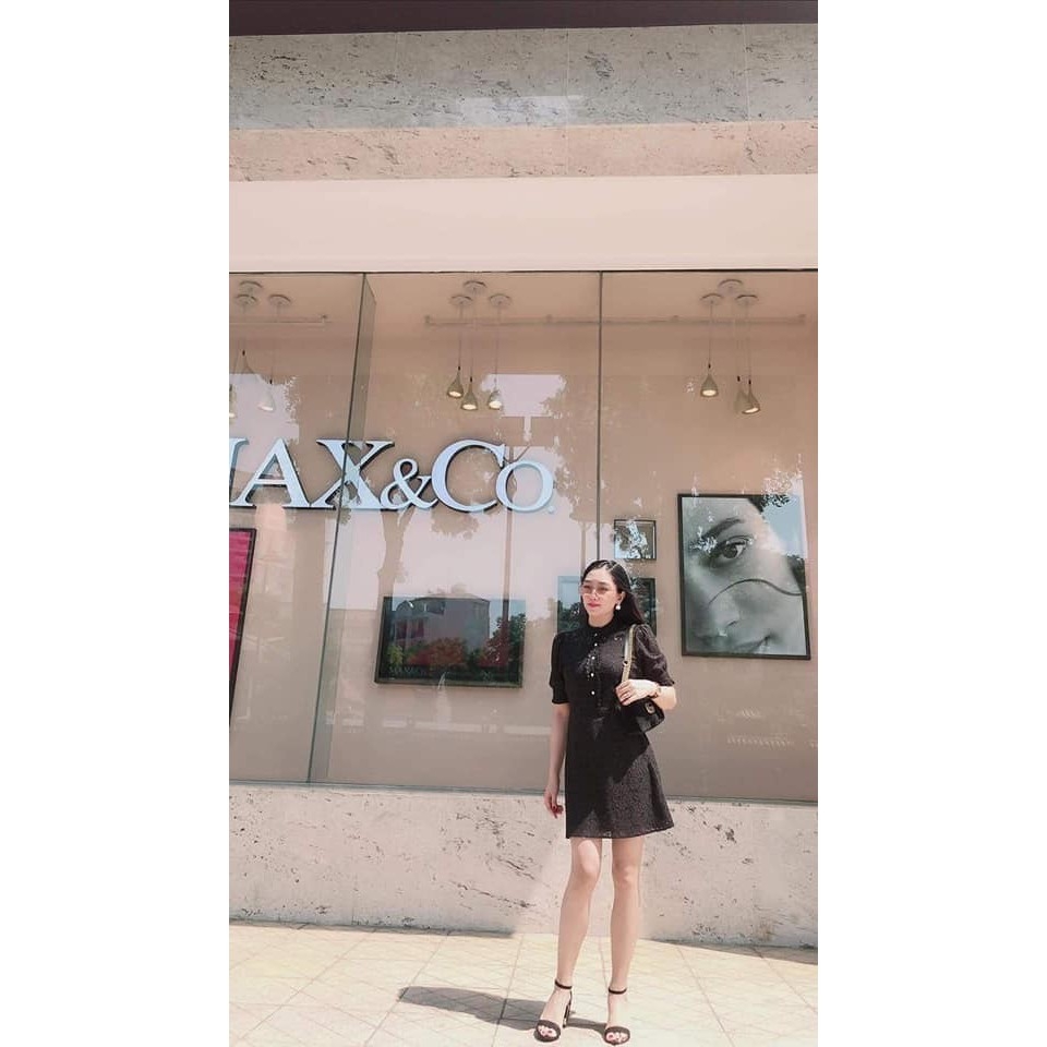 Váy ren cúc đá Zara Auth New tag có sẵn