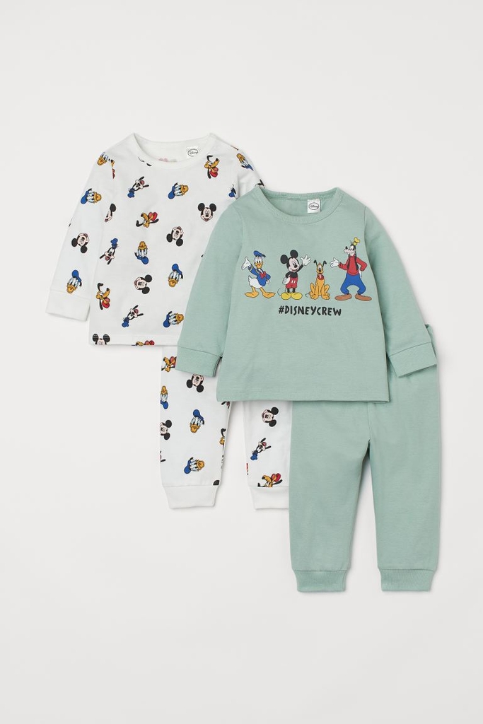 Set bộ bé trai dài tay 4 món Mickey H&M Auth New Tag có sẵn 0532229047