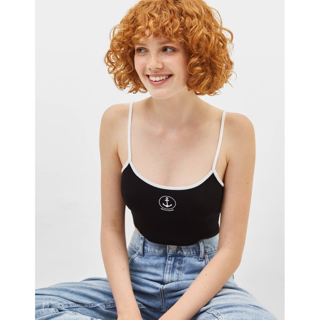 Áo hai dây Bershka Auth new tag có sẵn 3408/880 3408880