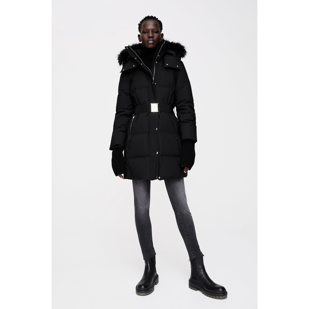 Áo Khoác dáng dài chống nước, đai eo điều chỉnh Zara Auth New Tag có sẵn 8073/226 8073226 8073826