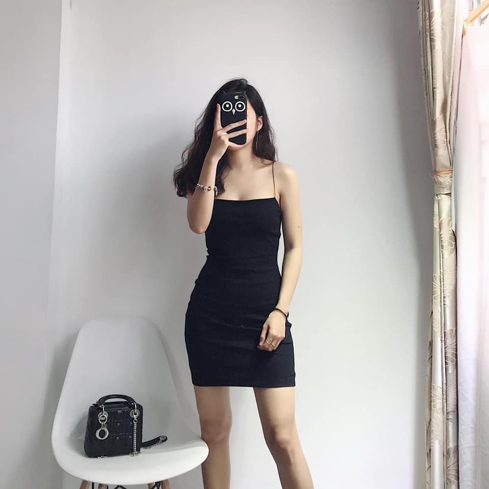 Váy hai dây ôm body Zara Auth New tag có sẵn 3253/320 3253320