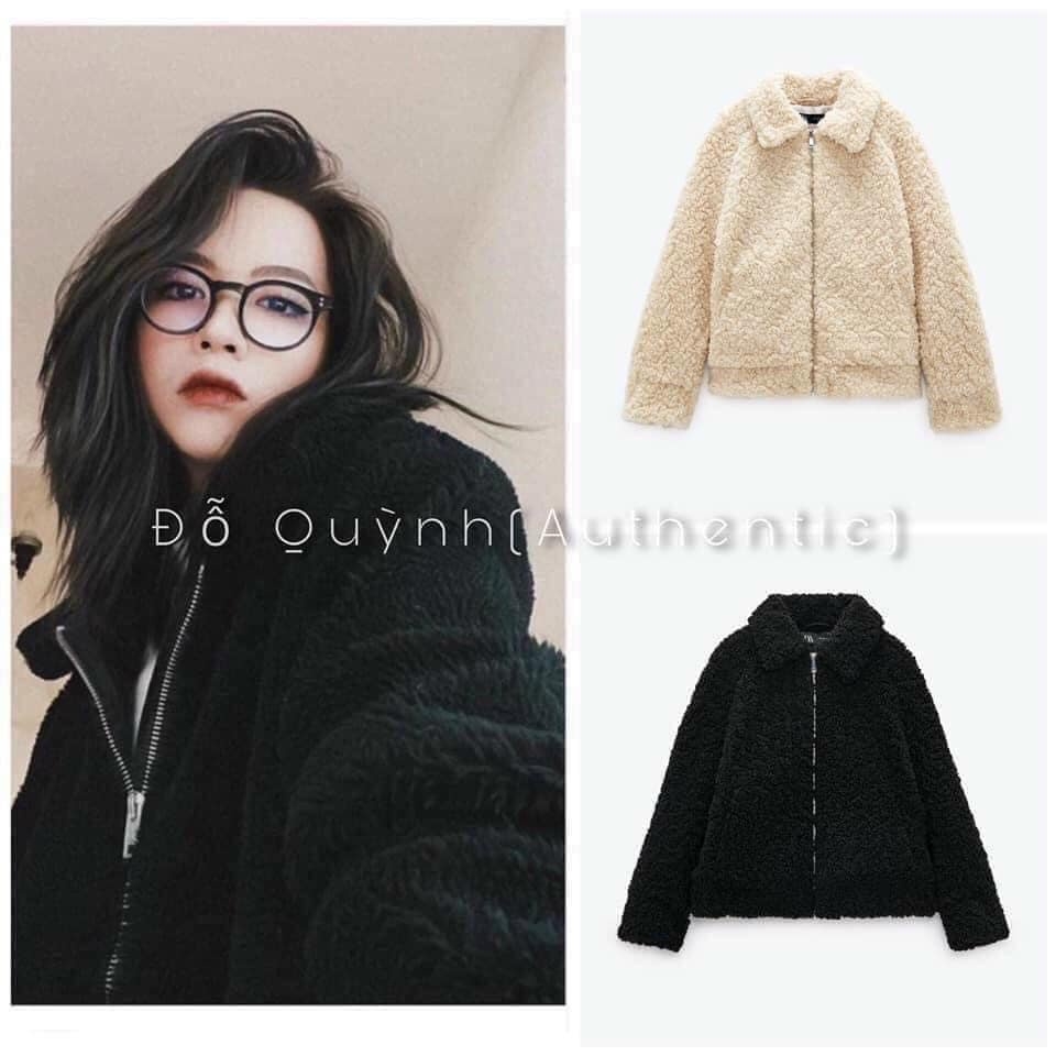 Áo khoác mùa đông lông xù dáng rộng Zara Auth New Tag có sẵn 8073/257 8073257