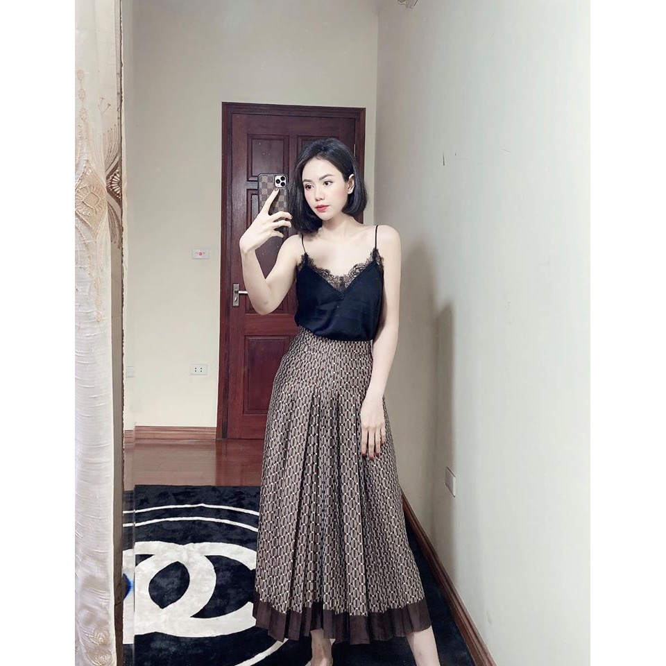 Quần ống rộng dáng váy họa tiết Zara Auth new tag có sẵn 4886/076 4886076