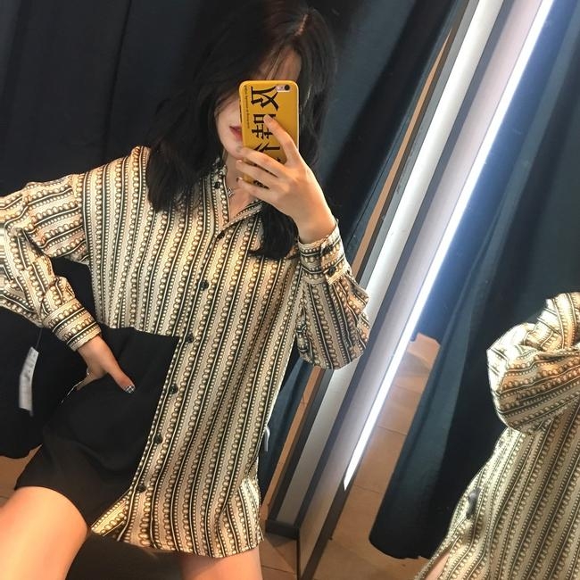 Áo sơ mi lụa màu bất đối xứng Zara Auth New Tag có sẵn 8530/193 8530193