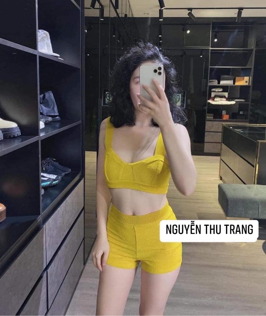 Set đồ bơi croptop mustard Zara Auth New Tag có sẵn 4886/026 4886/032 4886026 4886032