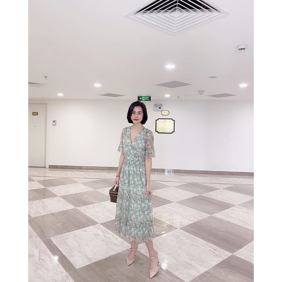 Váy dáng dài Reserved Auth New tag có sẵn YN240-07X