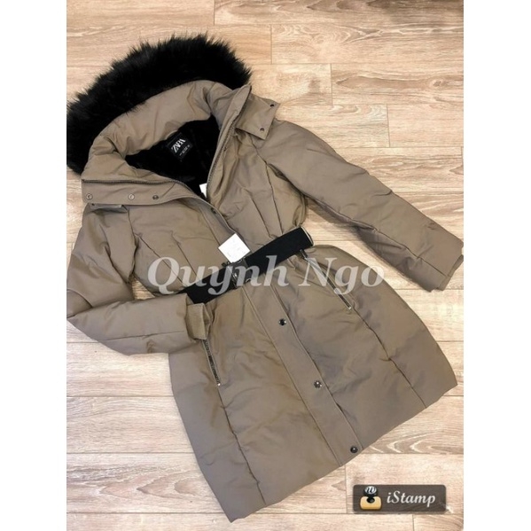 Áo Khoác dáng dài chống nước, đai eo điều chỉnh Zara Auth New Tag có sẵn 8073/226 8073226 8073826