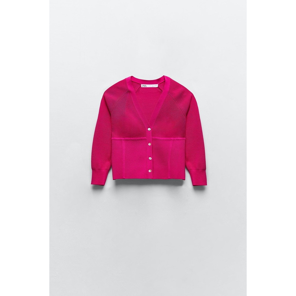 Áo khoác len Cardigan dáng ngắn Zara Auth New tag có sẵn 6873/025 6873025