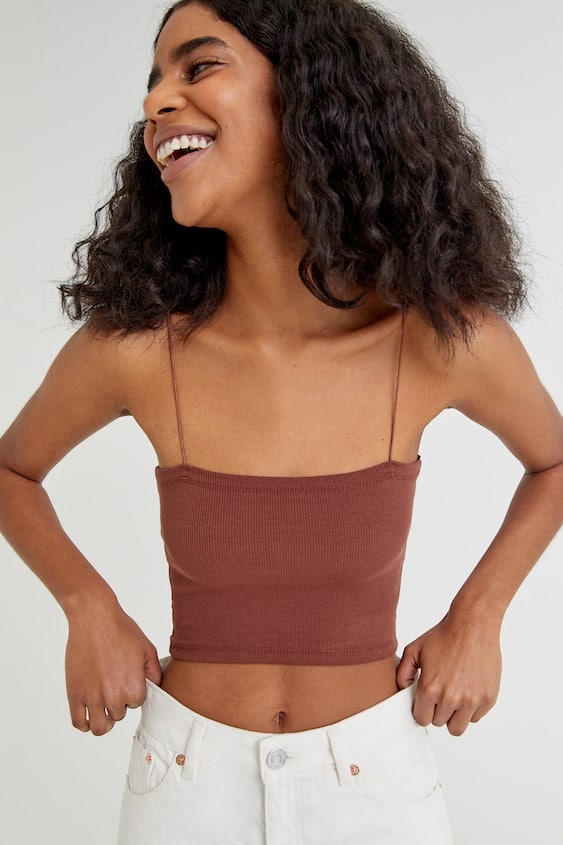 Áo hai dây croptop Pull&Bear Auth New Tag có sẵn 4241/414 4241414 4241/348 4241348