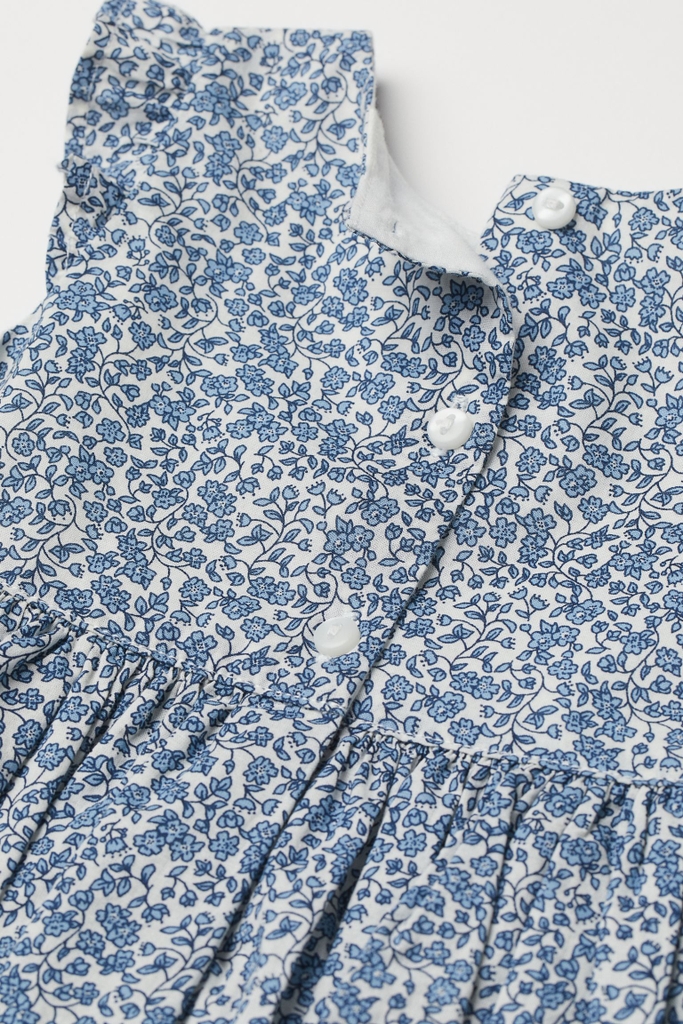 Váy hoa cotton bé gái H&M Auth New Tag có sẵn 0922738002