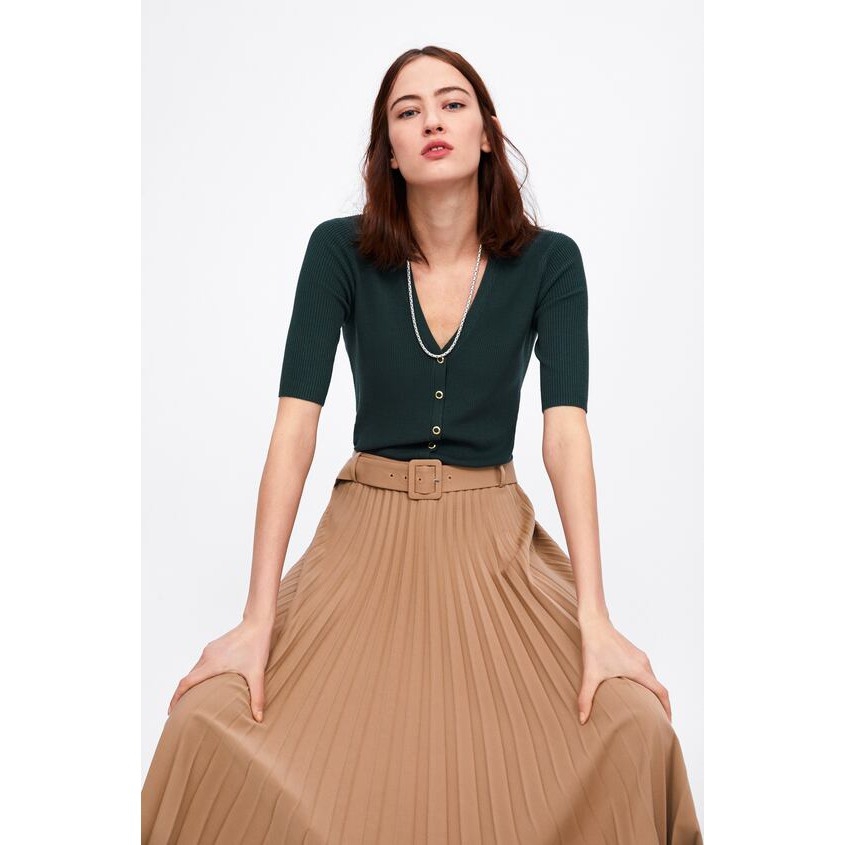 Áo len ôm dáng cardigan Zara Auth new tag có sẵn 1509/014 1509014
