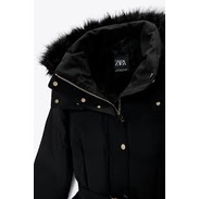 Áo Khoác dáng dài chống nước, đai eo điều chỉnh Zara Auth New Tag có sẵn 8073/226 8073226 8073826