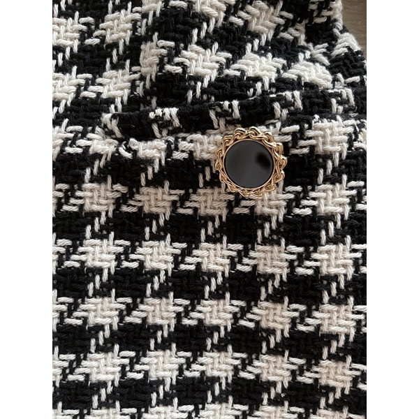 Áo khoác Blazer dạ kẻ cài eo Zara Auth New Tag có sẵn 8557/120 8557120