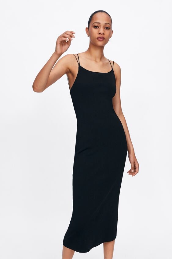 Váy len mịn dáng dài ôm co dãn Zara Auth New Tag có sẵn 2893/006 2893006 (bầu mặc được)