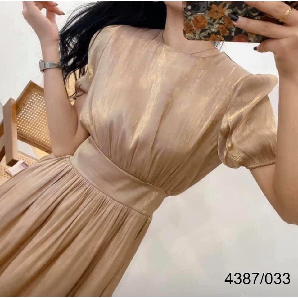 Váy dáng dài đai eo Zara Auth new tag có sẵn 4387/033 4387033