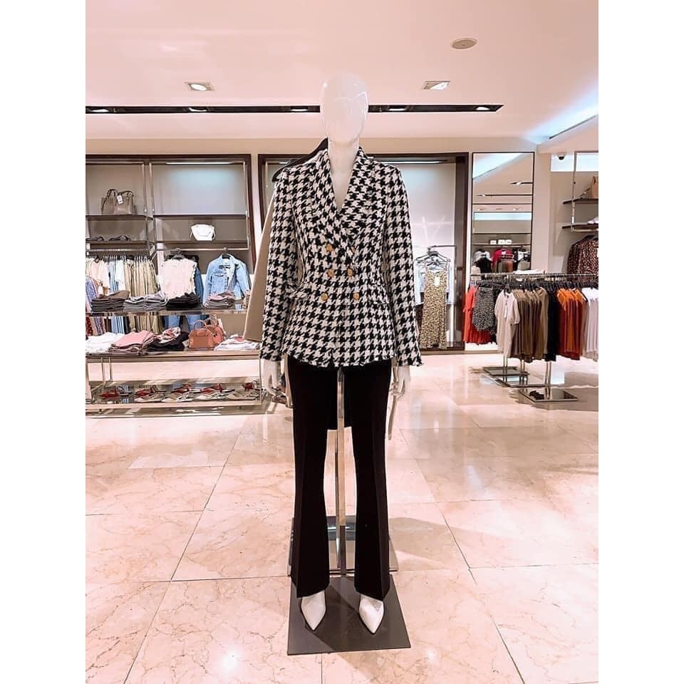 Áo khoác dạng Tweed Hot Hit Zara Auth new tag có sẵn 7878/520 7878520