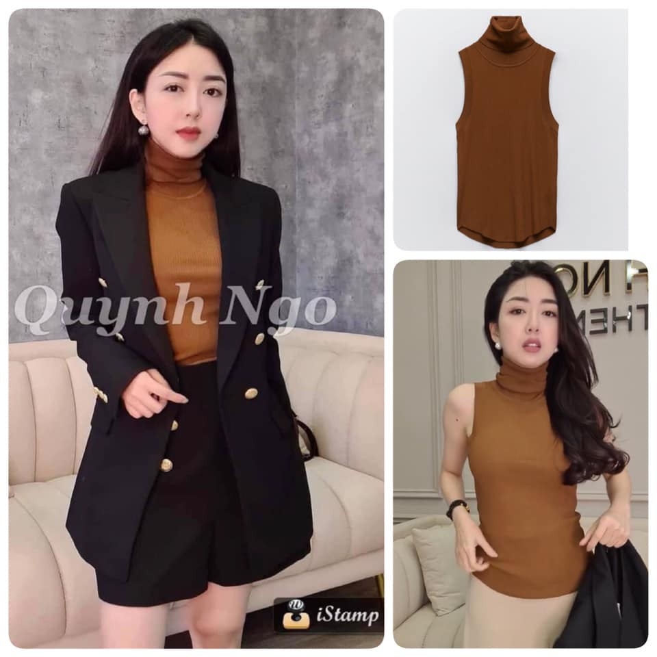 Áo len cao cổ Zara Auth New tag có sẵn 3471/107 3471107