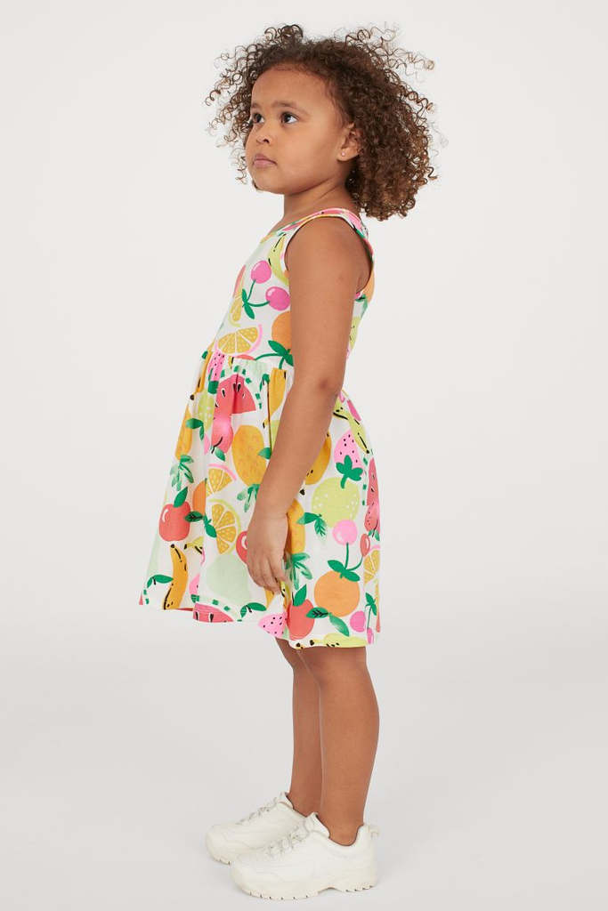 Váy thun không tay chất liệu cotton họa tiết Fruits H&M Auth New Tag có sẵn 0739659037