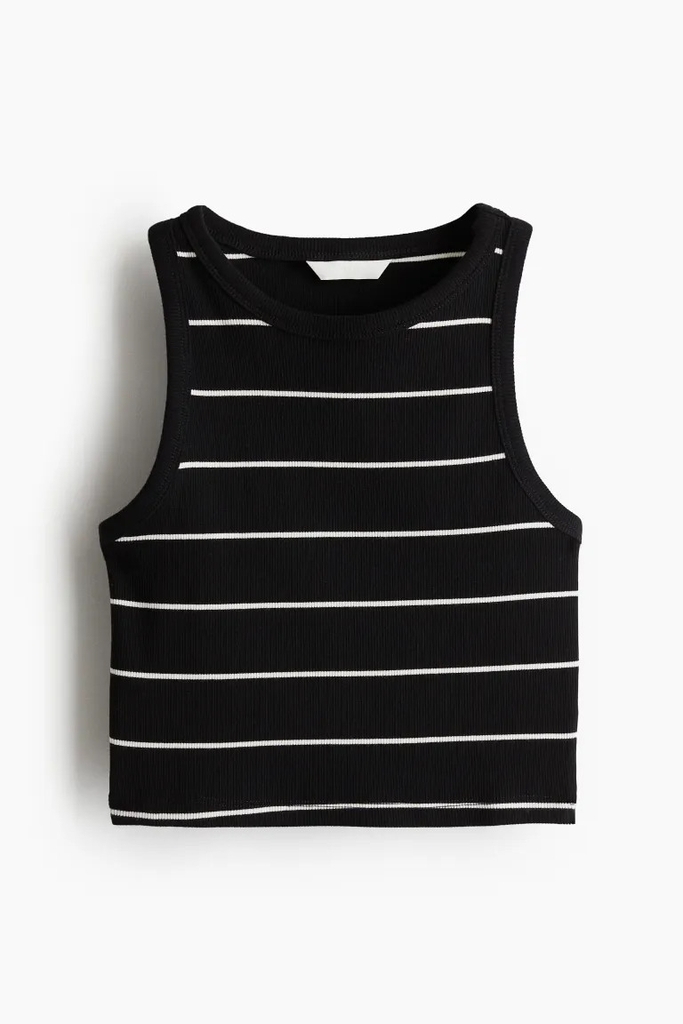 Áo ba lỗ dáng croptop form nhỏ HM Auth New Tag có sẵn 1049251