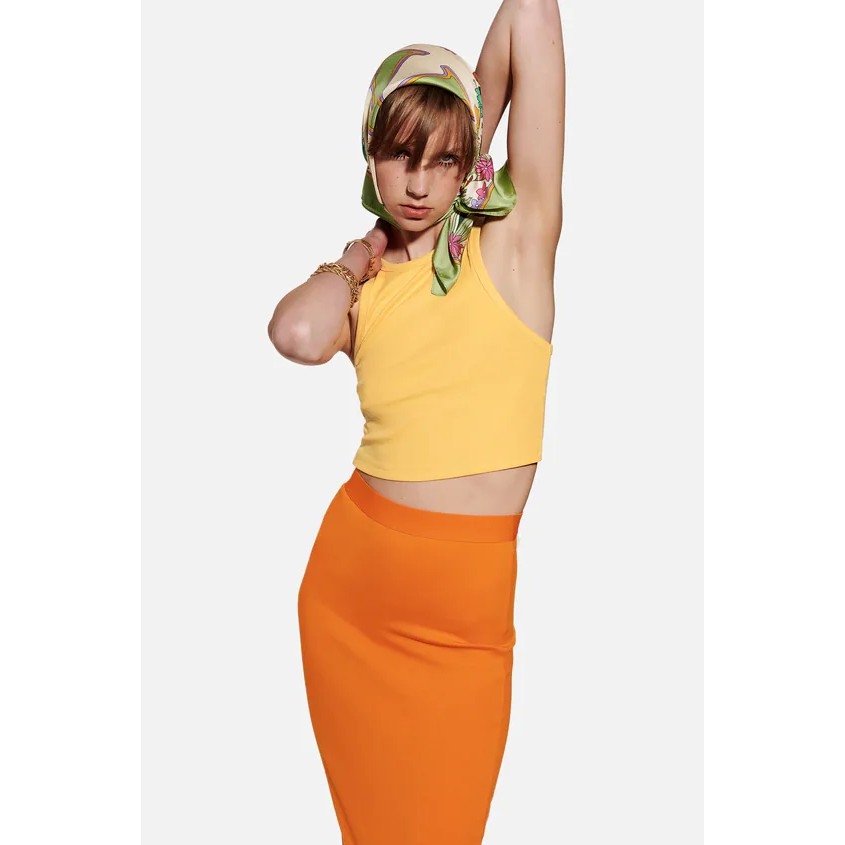 Áo ba lỗ croptop Zara Authentic New Tag có sẵn