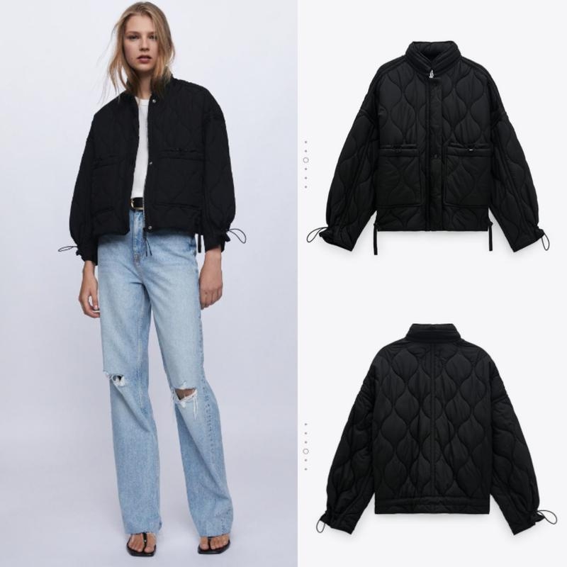 Áo khoác phao nhẹ dáng rộng trám trần bông Zara Auth New Tag có sẵn 2969/046 2969046