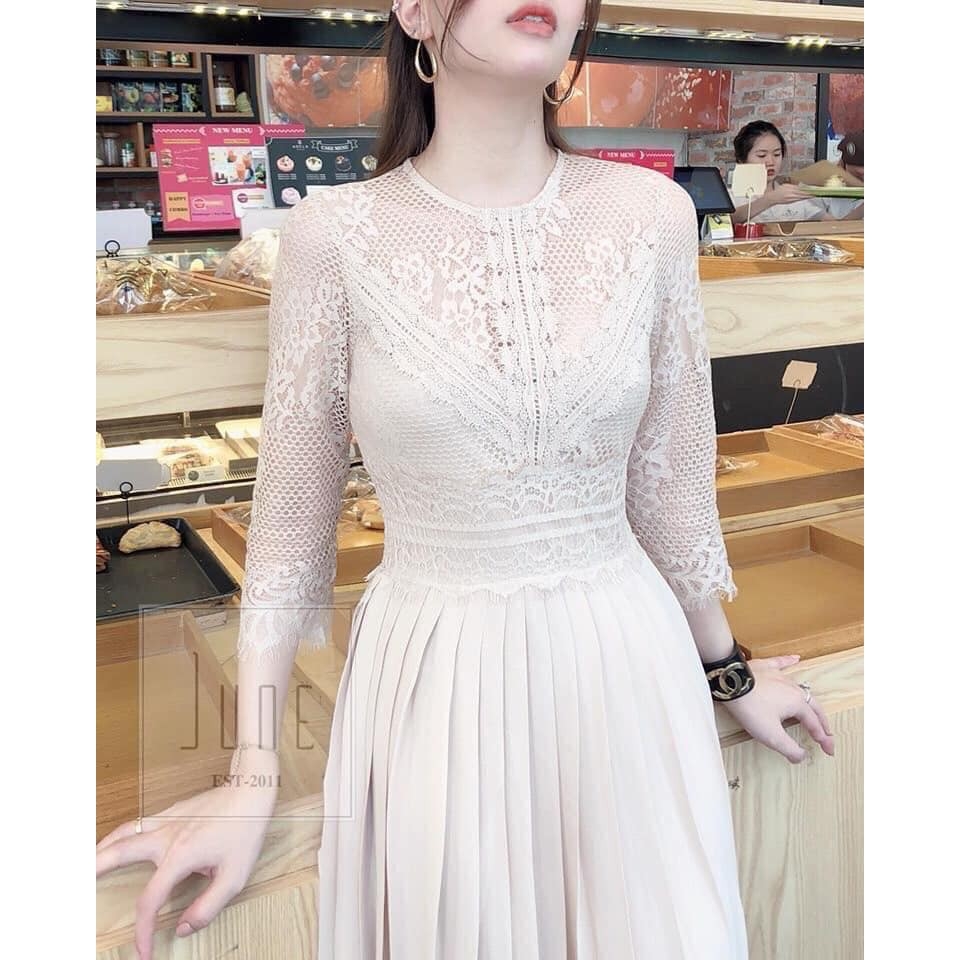 Váy dáng dài đáp ren sang trọng Zara Auth New tag có sẵn 8741/028 8741028