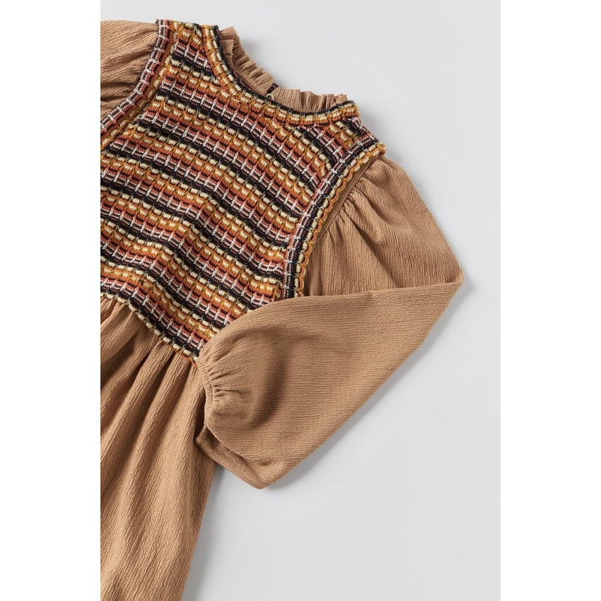 Váy babydoll kèm yếm dáng ngắn Zara Auth New Tag có sẵn 0219/718 0219718