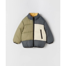 Áo khoác phao bé trai mùa đông chống nước Zara Auth New Tag có sẵn 5644/641 5644641
