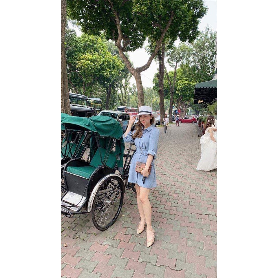 Váy kèm belt dáng ngắn Zara Auth new tag có sẵn