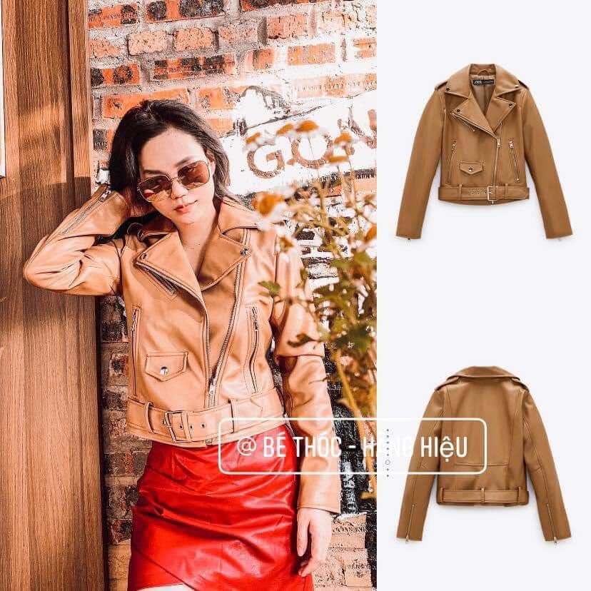 Áo khoác da Jaket Zara Auth new tag có sẵn 3046/029 3046029