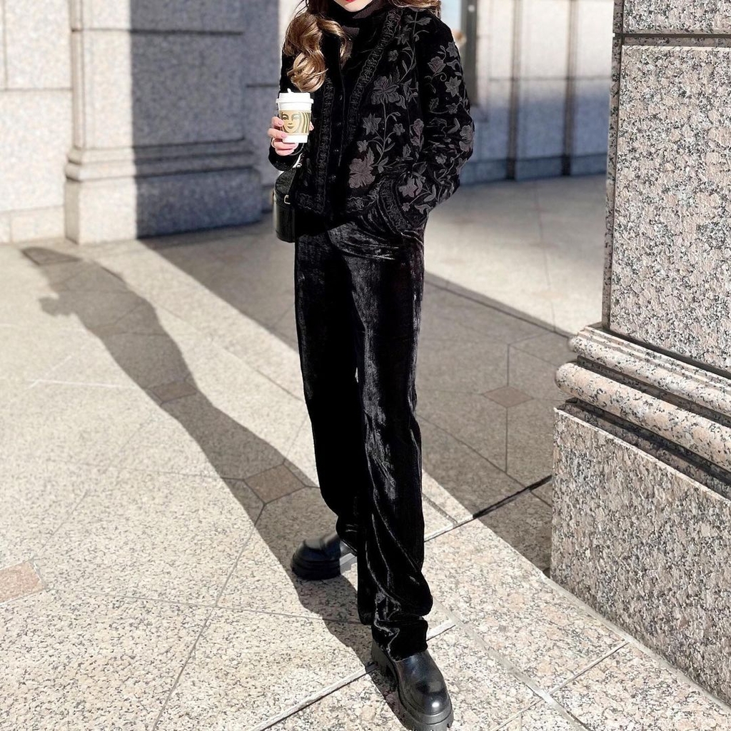 Áo khoác nhung thêu hoa sang trọng Zara Auth New Tag có sẵn 4786/337 4786337
