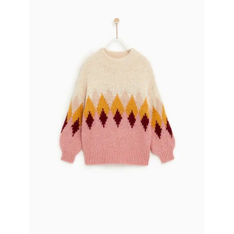 Áo len dáng rộng Zara Auth new tag có sẵn 4127/708 7427708