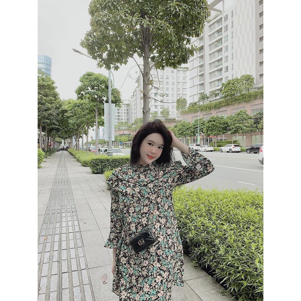 Váy hoa nhí Zara dáng babydoll Auth new tag có sẵn