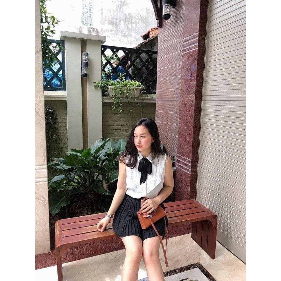Quần váy xếp ly Zara Auth new tag có sẵn
