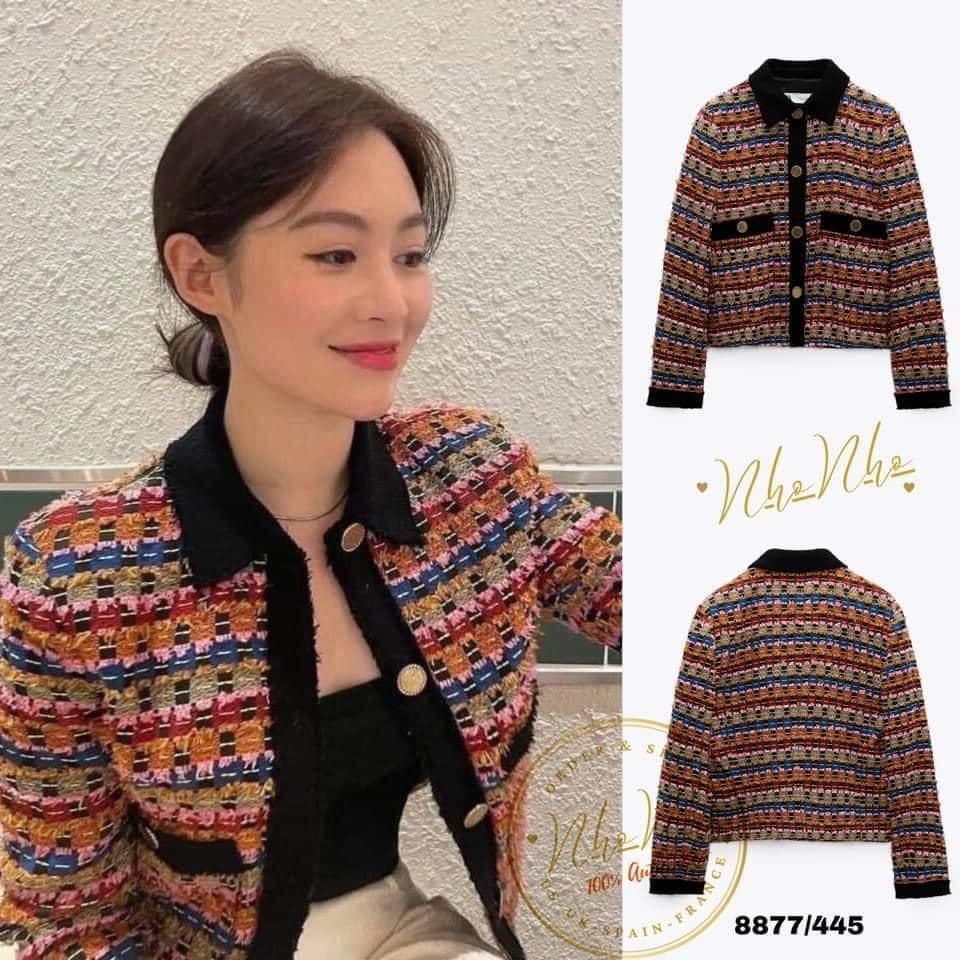 Áo khoác dạ dáng ngắn Limited Zara Auth New Tag có sẵn 8877/445 8877445