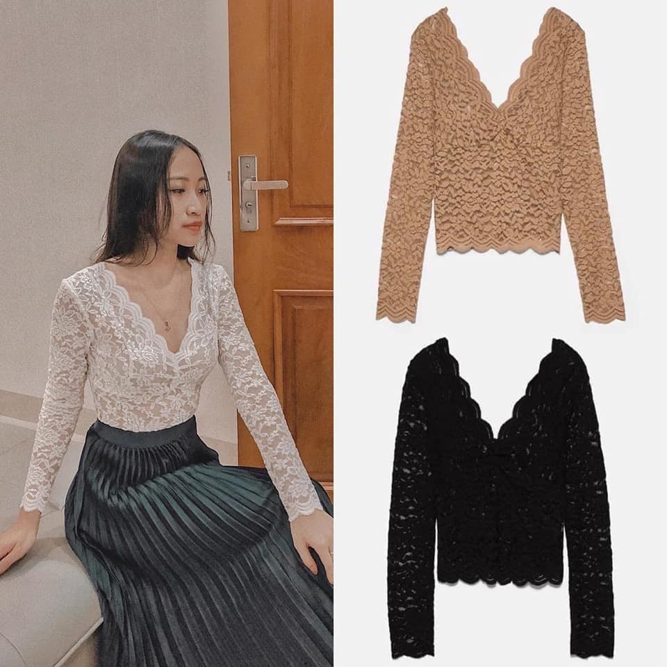 Áo ren body nhiều màu Zara Auth new tag có sẵn