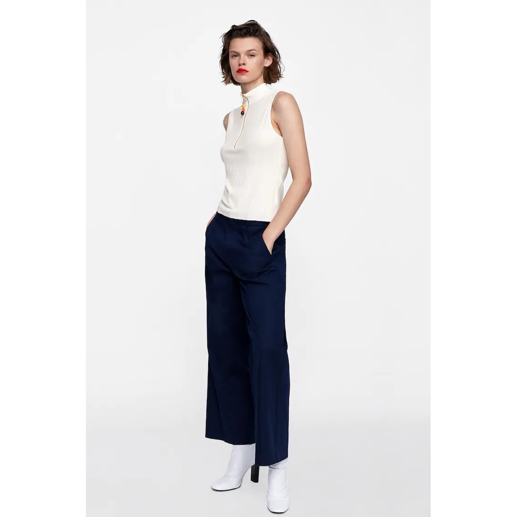 Áo len tăm sát nách cổ lọ Zara Auth new tag có sẵn 5644/626 5644626