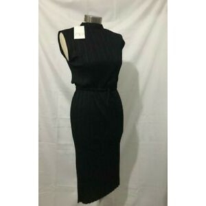 Váy dáng suông dập ly đai chun eo Zara Auth New tag có sẵn 5643/812 5643812