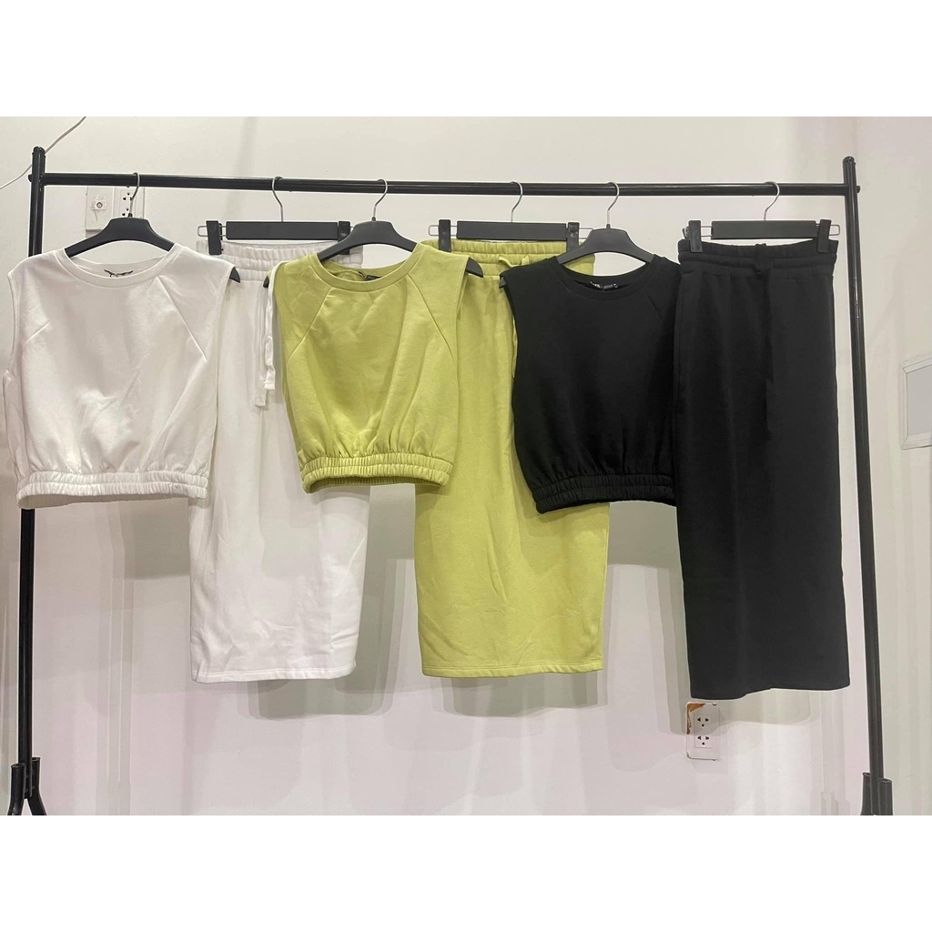 Set bộ áo & chân váy lót nhung lông nhiều màu Zara Auth new tag có sẵn 5584/302 5584302 5584/502 5584502